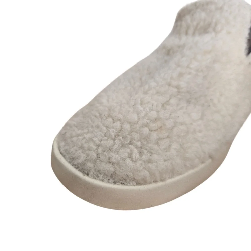 Allbirds Wool Lounger Fluffs Cream White Slip‎ On Loafers Womens Size 10 Shoes